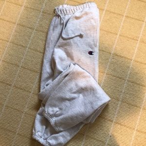 Champion light grey sweatpants size large